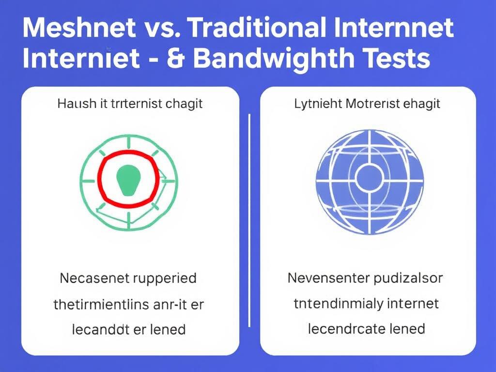 eshnet vs. Traditional Internet: Latency & Bandwidth Tests Understanding the Foundations: What Are Meshnets and Traditional Internet? фото