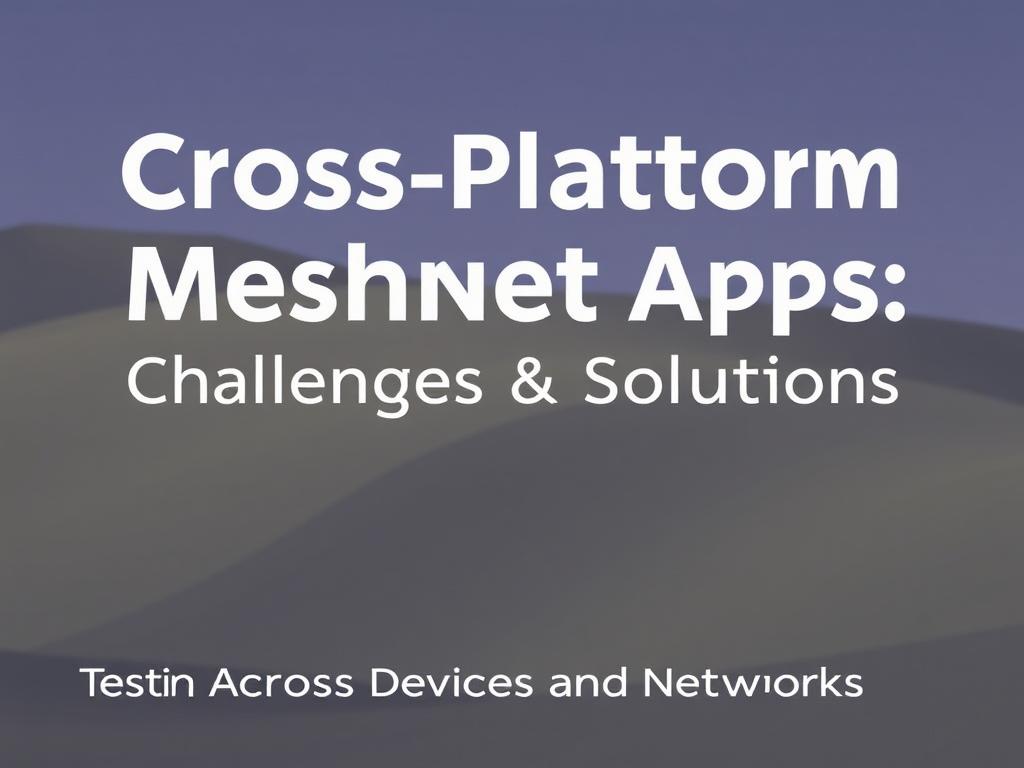 ross-Platform Meshnet Apps: Challenges & Solutions Testing Across Devices and Networks фото